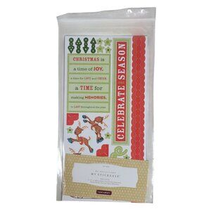 Close to My Heart Reflections Stickease X7145C Believe Christmas Santa Elves NEW